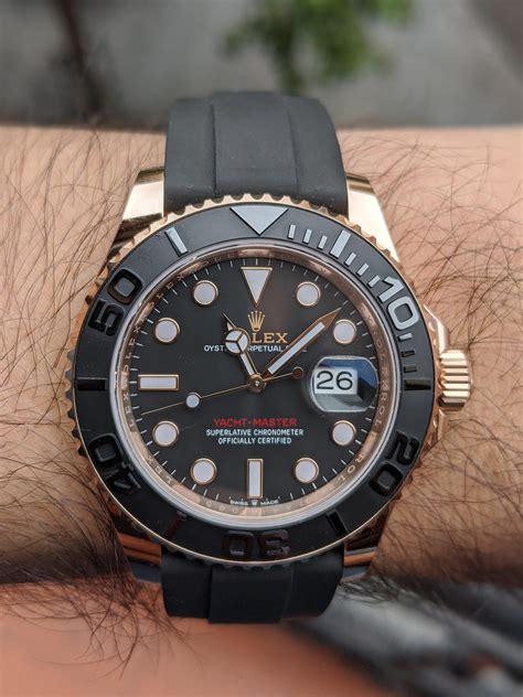 rolex yacht master rose gold 40|Rolex Yacht-Master 40 review.